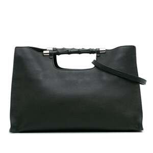 Bamboo Daily Tote Leather Wide #221318G76B